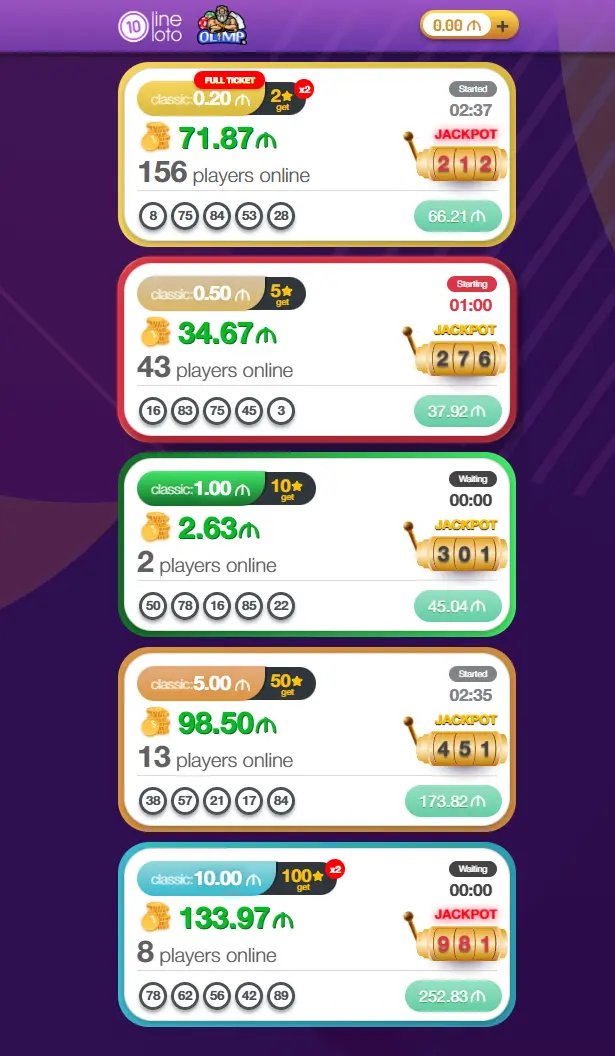 10 Line Lotto Oyunu
